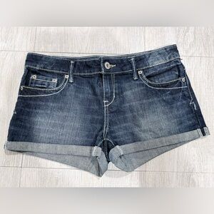 Aeropostale Dark Wash Jean Shorts